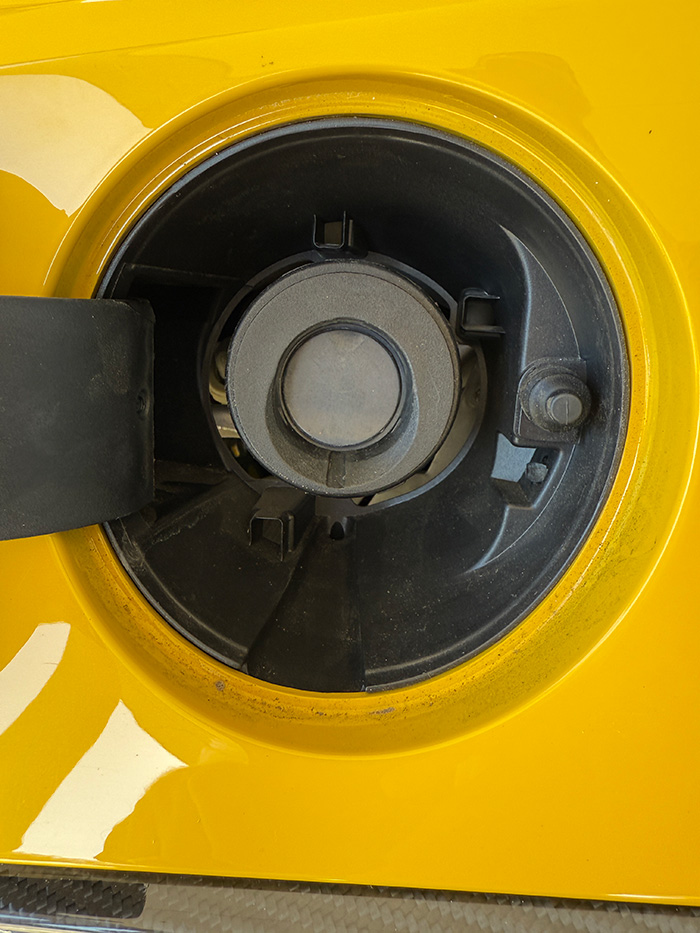 Corvette ZR1 Fuel Door Opened