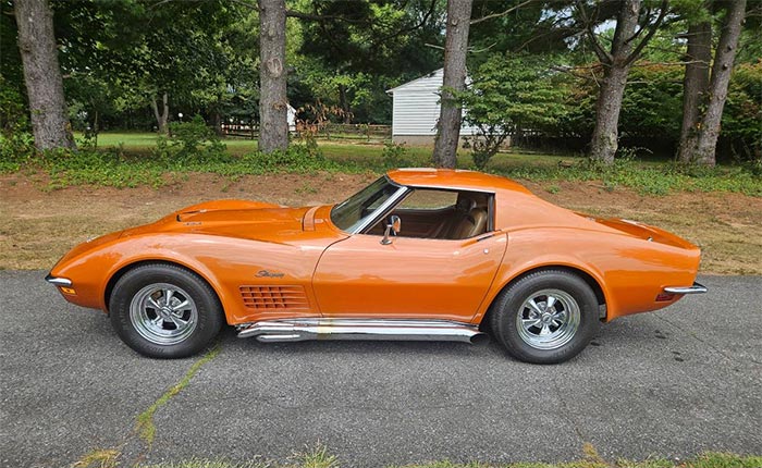 Corvettes for Sale: LS5-Powered 1972 Corvette with 53K Miles on Craigslist