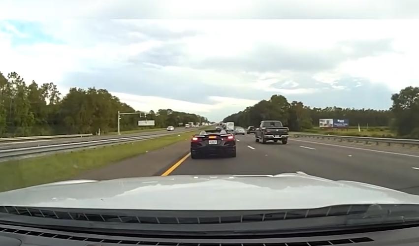 [VIDEO] C8 Corvette Driver is Arrested Under Florida's New Super Speeder Law for 107 MPH on I-95