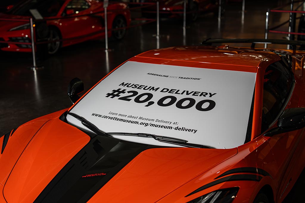 National Corvette Museum Celebrates its 20,000th R8C Museum Delivery
