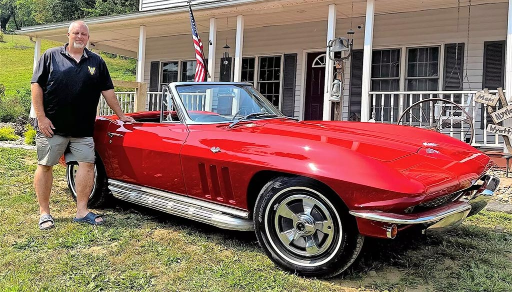 Iraq War Veteran Who Helps Local Veterans is Gifted a 1966 Corvette in Honor of 'Private Malone'