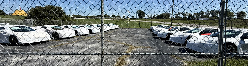 Overflow Parking at the Corvette Assembly Plant