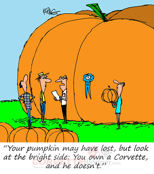 Saturday Morning Corvette Comic: Be Thankful For What You Have