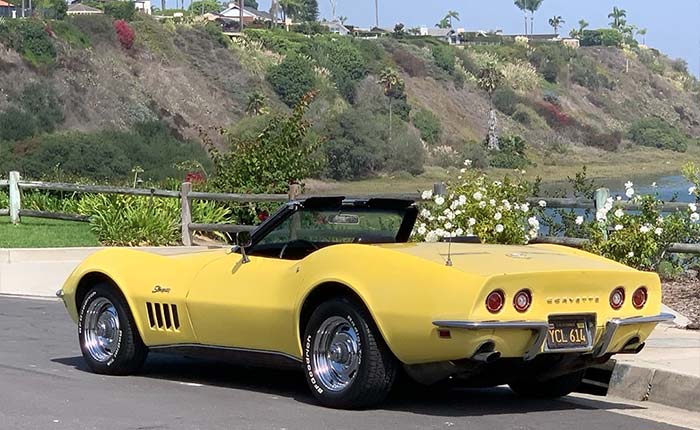 Corvettes for Sale: Unrestored and Original 1969 Corvette Convertible Offered on eBay