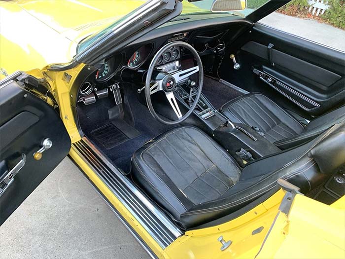 Corvettes for Sale: Unrestored and Original 1969 Corvette Convertible Offered on eBay