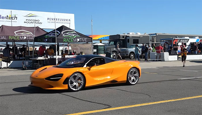 [VIDEO] C8 Corvette ZR1 Roll Races McLaren 750S for the RWD Crown