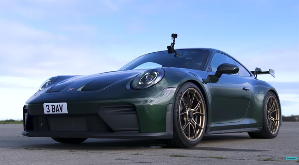 [VIDEO] Corvette versus Porsche as they race for a 1/2 Mile Down a British Runway