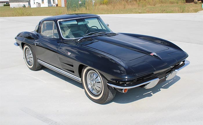 Corvettes for Sale: Non-Original 1964 Coupe with Rare Black/Silver Combo