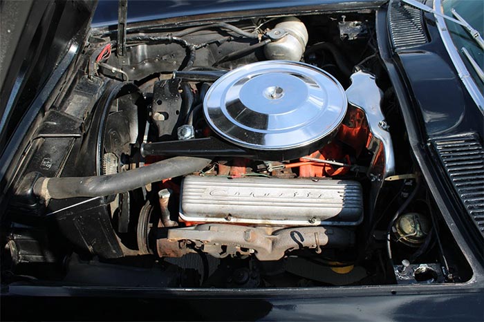 Corvettes for Sale: Non-Original 1964 Coupe with Rare Black/Silver Combo