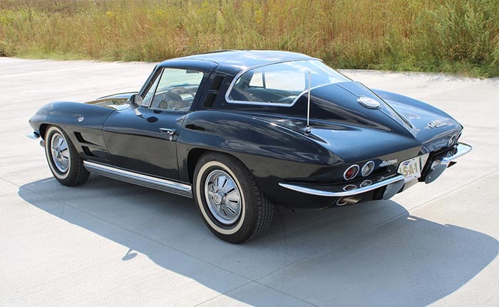 Corvettes for Sale: Non-Original 1964 Coupe with Rare Black/Silver Combo