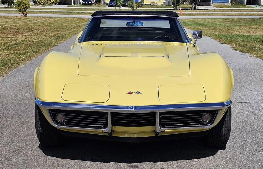 Corvettes for Sale: 1968 Corvette Convertible in Safari Yellow with a 427 V8