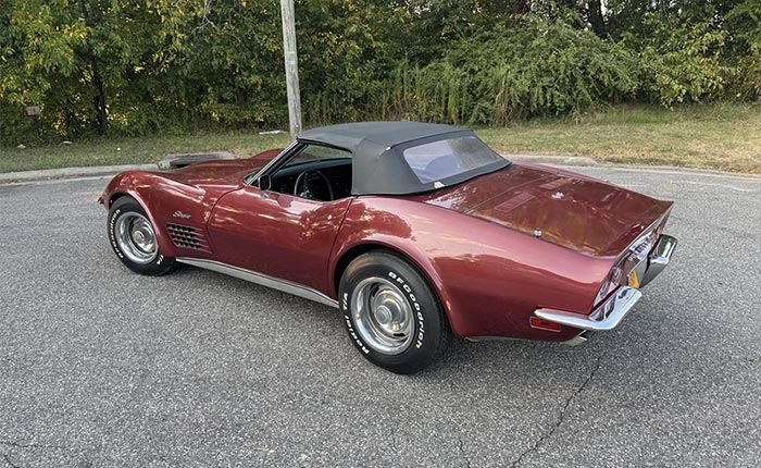 Corvettes for Sale: Driver-Quality 1970 Corvette Stingray Convertible Offered on eBay