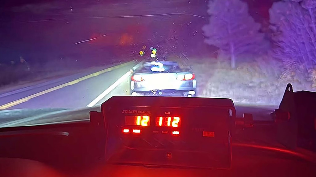 Sheriff Warns about Dangers of 'Playing Deer Dodgeball' After a Speeding Corvette is Ticketed for 112 MPH