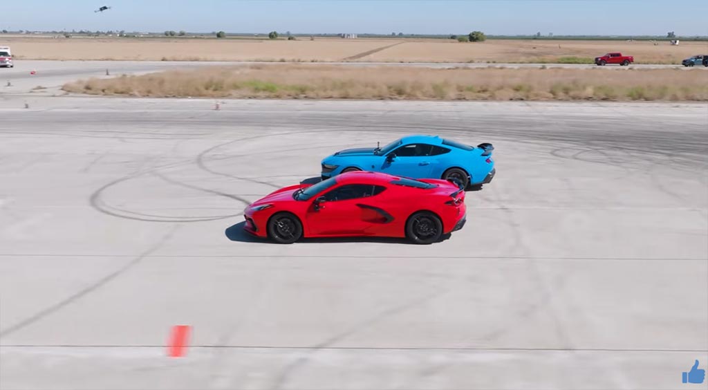 [VIDEO] After a Humbling U-Drags Loss, the Mustang Dark Horse Gets Supercharged and Demands a Rematch with the C8 Stingray 