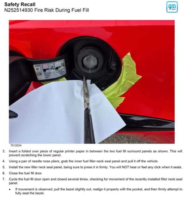 Filler Neck Seal Panel Install