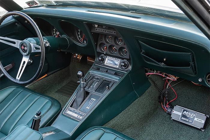 Corvettes for Sale: Brands Hatch Green 1971 LT1 Corvette Coupe on Bring a Trailer