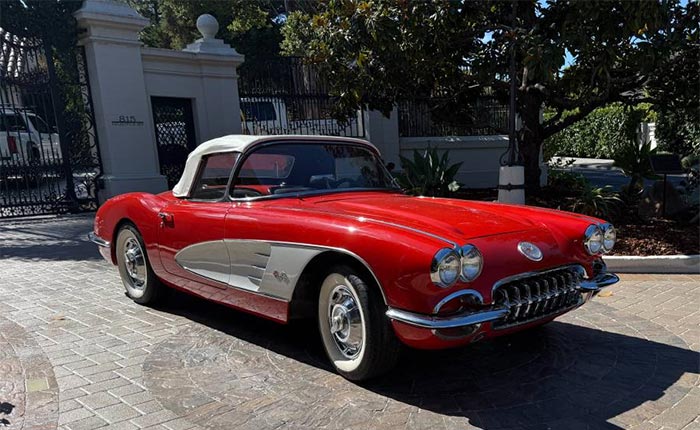 Corvettes for Sale: Somebody Stuffed a 454 ci V8 into this 1959 Corvette