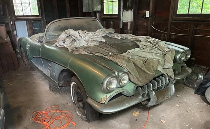 [VIDEO] Brother Travels 3,000 Miles to Rescue His Family Owned 1958 Corvette