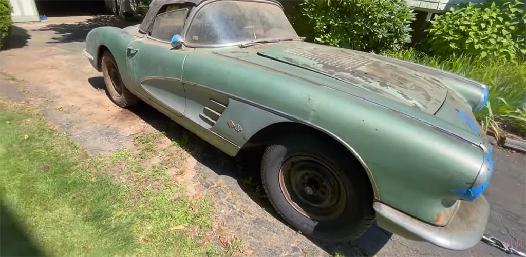 [VIDEO] Brother Travels 3,000 Miles to Rescue His Family Owned 1958 Corvette