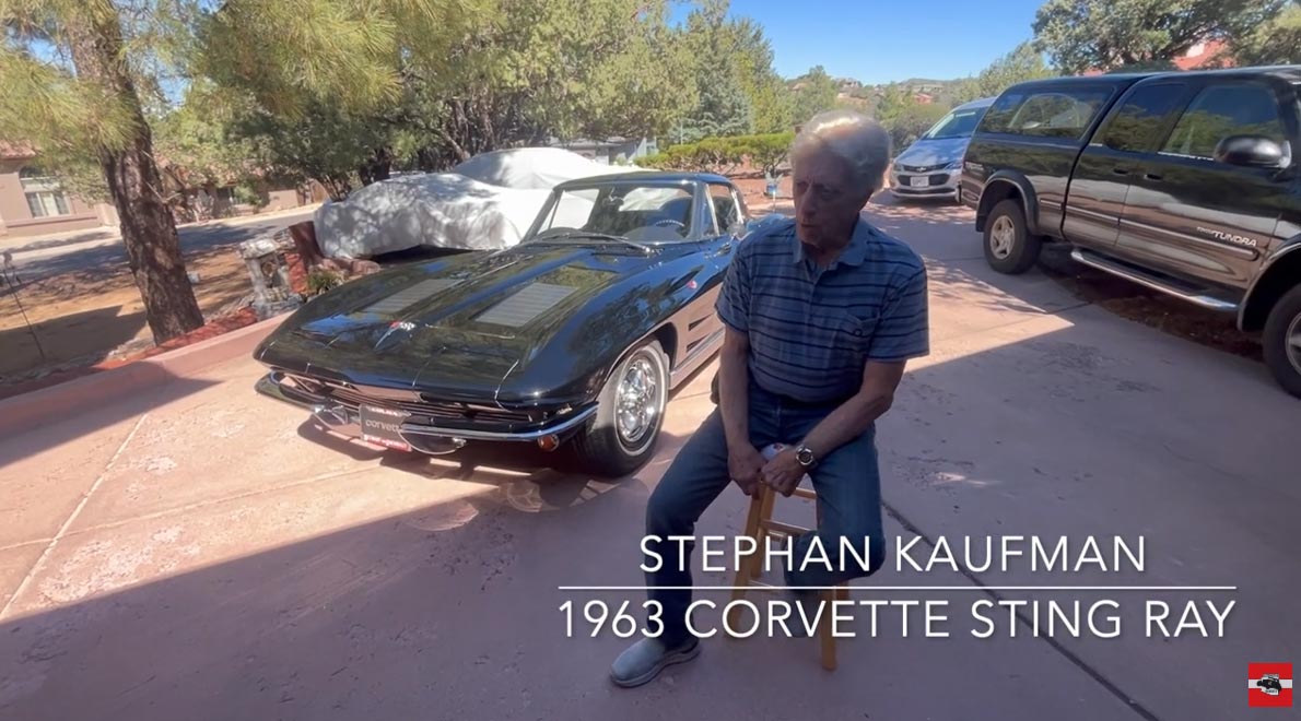 [VIDEO] Former Radio Man Owned this 1963 Split Window for 40 Years, Just Had it Repainted in its Original Tuxedo Black