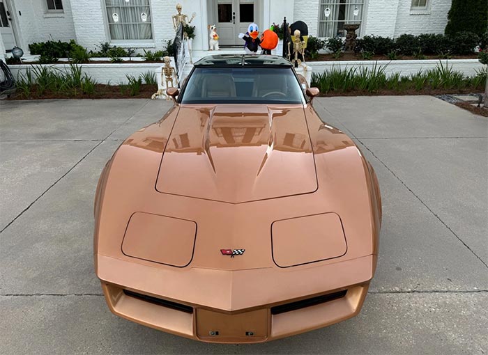 Corvettes for Sale: Rare Gold 1982 Corvette with 12K Original Miles