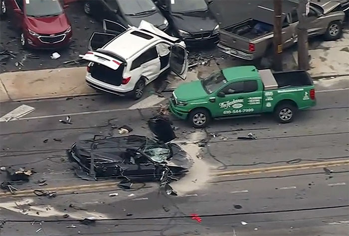 [ACCIDENT] Pennsylvania Authorities Say a C8 Corvette Driver was Responsible for Causing a Five-Vehicle Crash