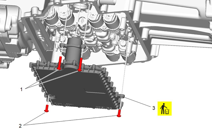 DCT Transmission Auxiliary Pump Cavitation
