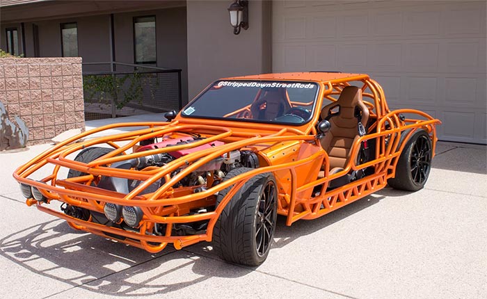 This Unique 2009 Corvette Z06 Kart Headed to Mecum Kissimmee was Made to Resemble a '63 Split Window