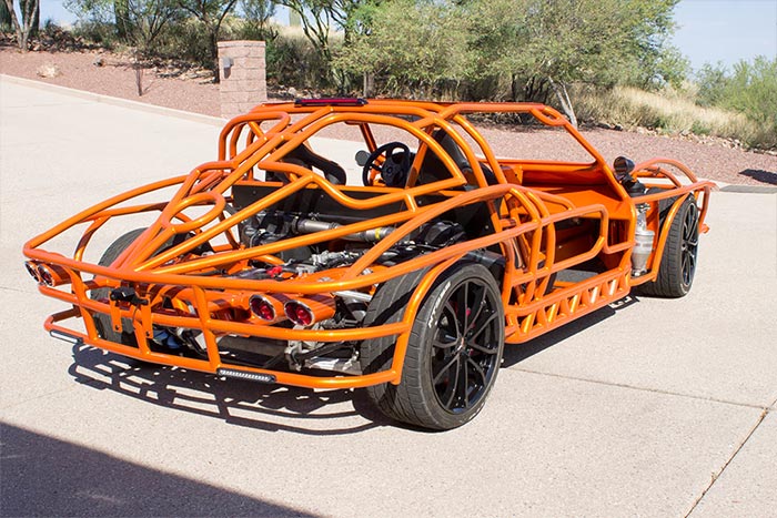 This Unique 2009 Corvette Z06 Kart Headed to Mecum Kissimmee was Made to Resemble a '63 Split Window