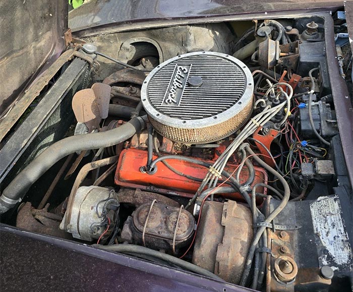 Corvettes for Sale: Seller Asking $4,500 for this Running 1971 Corvette Coupe