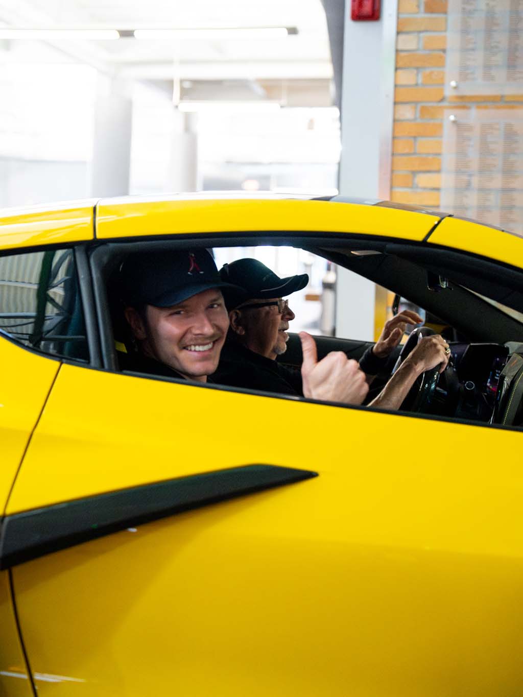 Josef Newgarden's 2026 Corvette ZR1 R8C Delivery