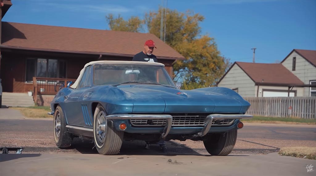 [VIDEO] Dennis Collins Pulls a Midyear Corvette and Seven Other Classics from a Kansas Barn