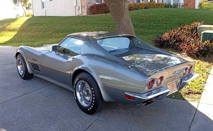 Corvettes for Sale: Steel Cities Gray 1972 Corvette Coupe Survivor on Craigslist