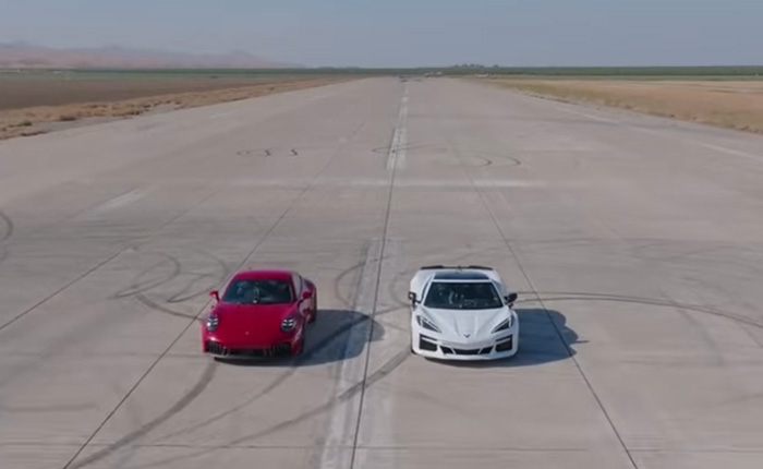 [VIDEO] U-Drags: C8 Corvette E-Ray Faces Off with the Porsche 911 GTS Hybrid