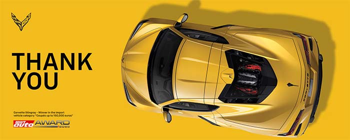 Corvette Stingray Wins 2025 Sport Auto Award In Germany