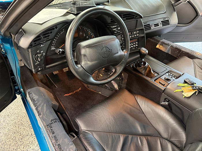 Corvettes for Sale: We can't believe this Bright Aqua 1994 C4 ZR-1 with Only 1,243 Miles Doesn't Cost More