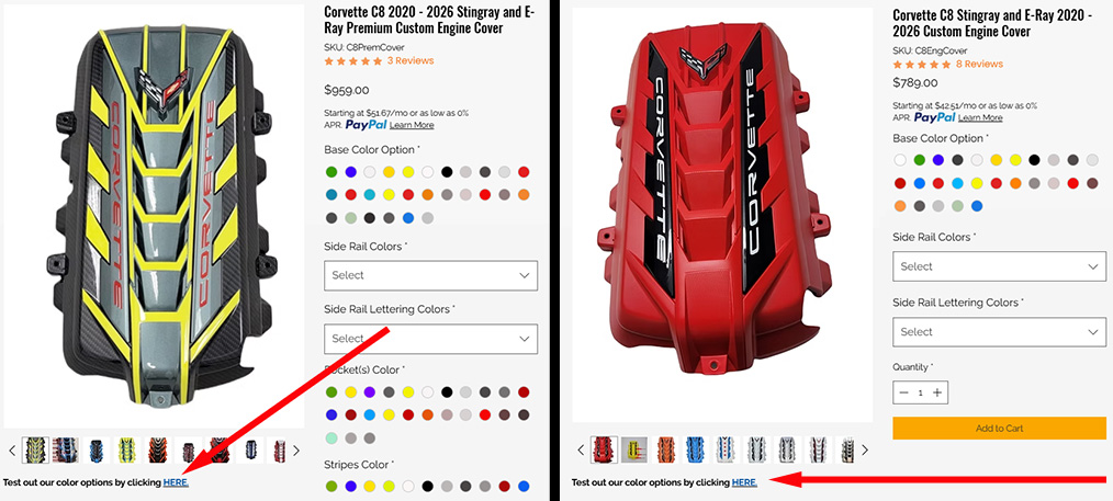 The Radiator Grille Store's Online Configurator Will Help You Craft the Perfect C8 Corvette Engine Cover