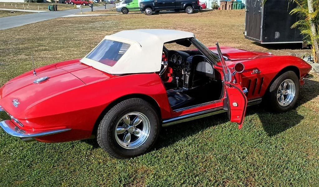 Corvettes for Sale: 1965 Corvette with a Non-Original 454 V8 Offered on eBay