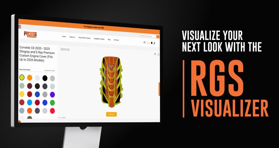 The Radiator Grille Store's Online Visualizer Will Help You Craft the Perfect C8 Corvette Engine Cover
