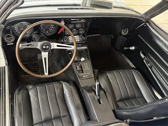 Corvettes for Sale: No Reserve 1968 Corvette Convertible with a 327 and a 3-Speed Manual