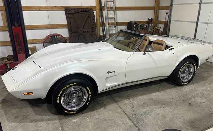 Corvettes for Sale: 1973 Corvette with an LS4 454 V8 and 4-Speed on Craigslist