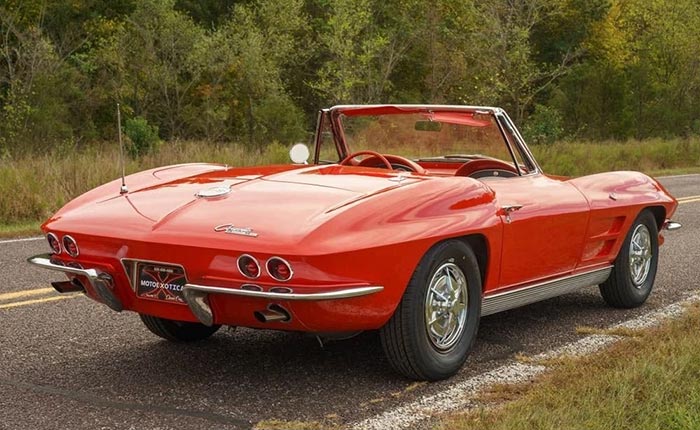 Corvettes for Sale: One-Owner 1963 Corvette Sting Ray Convertible Offered on eBay