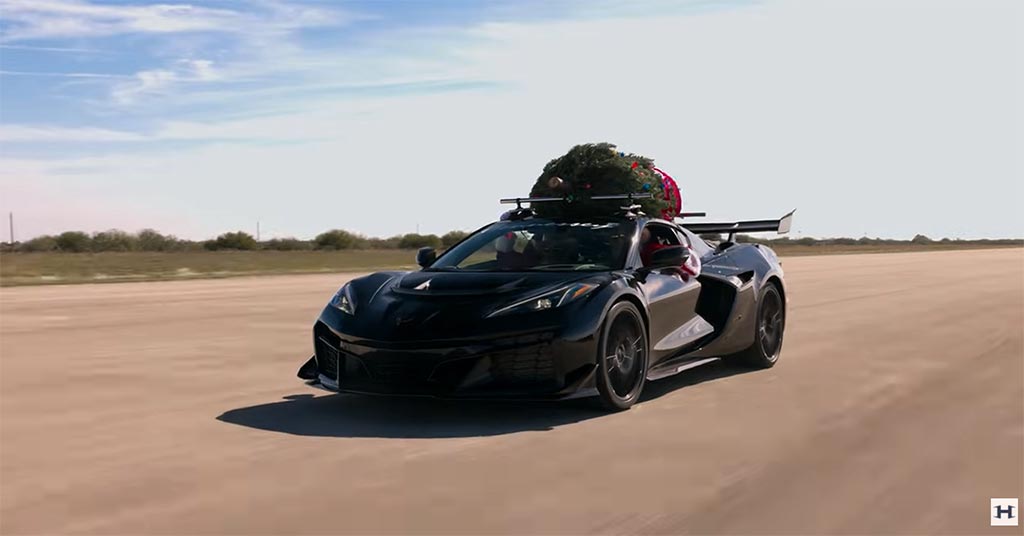 [VIDEO] Hennessey Makes a 200 MPH Corvette ZR1 Christmas Tree Run