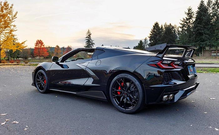 Corvettes for Sale: Used 2023 Corvette Stingray with Visible Carbon Fiber Everywhere Now $35K Off MSRP