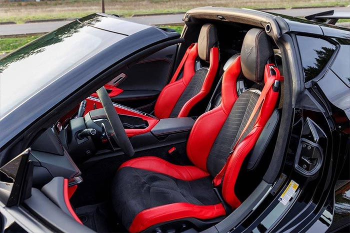 Corvettes for Sale: Used 2023 Corvette Stingray with Visible Carbon Fiber Everywhere Now $35K Off MSRP