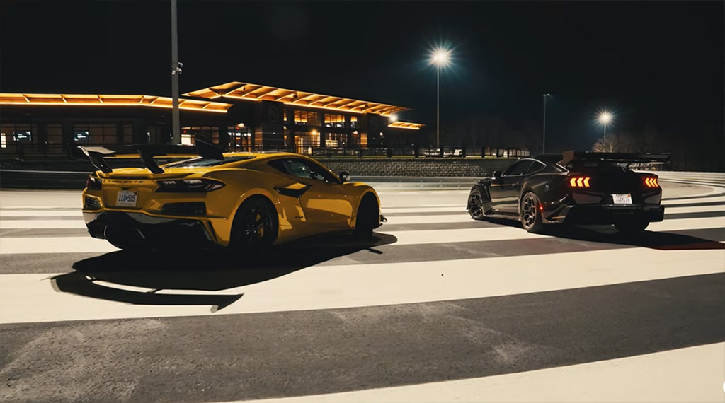 [VIDEO] Top Gear Takes the C8 Corvette ZR1 and Mustang GTD to the Track!