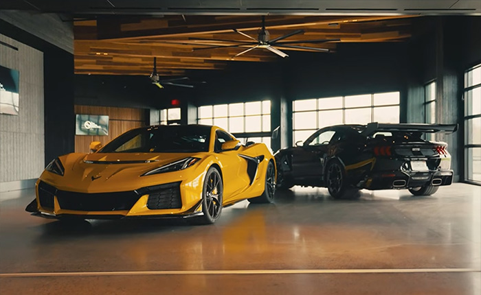 [VIDEO] Top Gear Takes the C8 Corvette ZR1 and Mustang GTD to the Track!