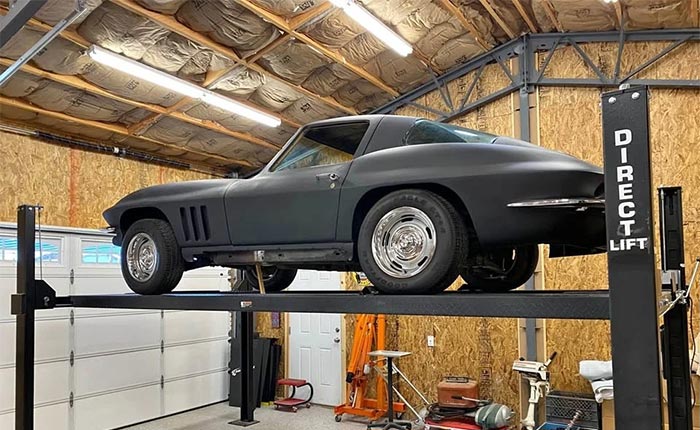 Corvettes for Sale: 1966 Corvette Project Car with 427/425 V8 and 4-Speed Manual