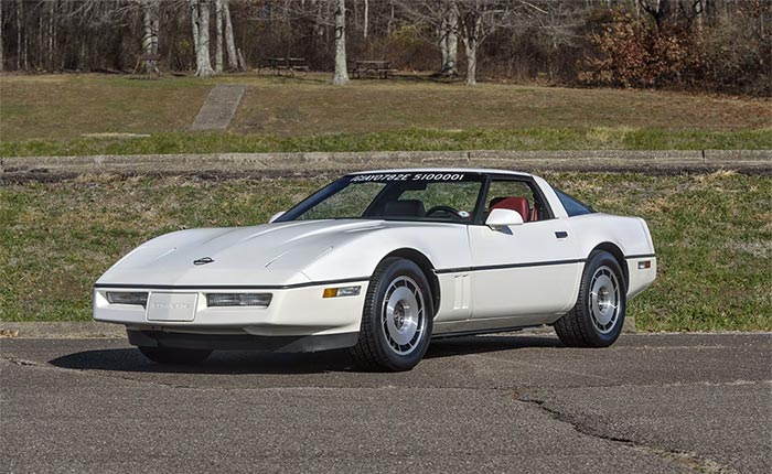 1984 White / Red Coupe – The First C4 Corvette