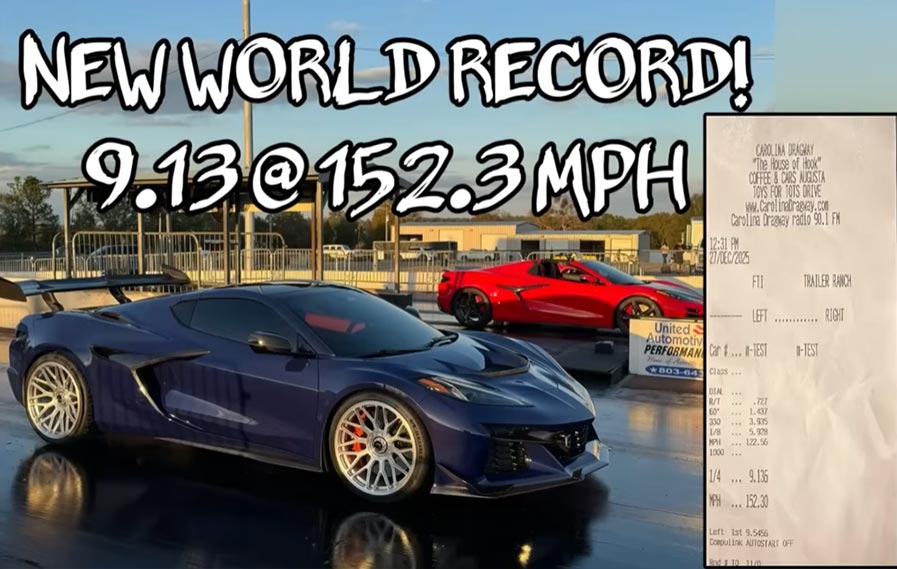 Corvette ZR1 Record Time